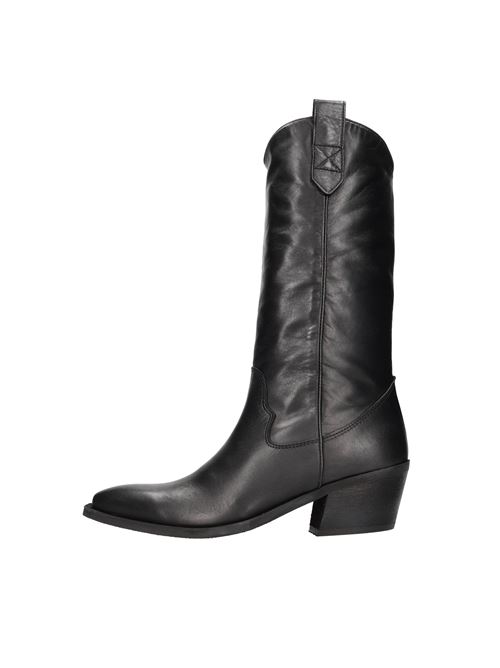 Texan leather boots PATRIZIA BONFANTI | CONNIE DREAMERNERO